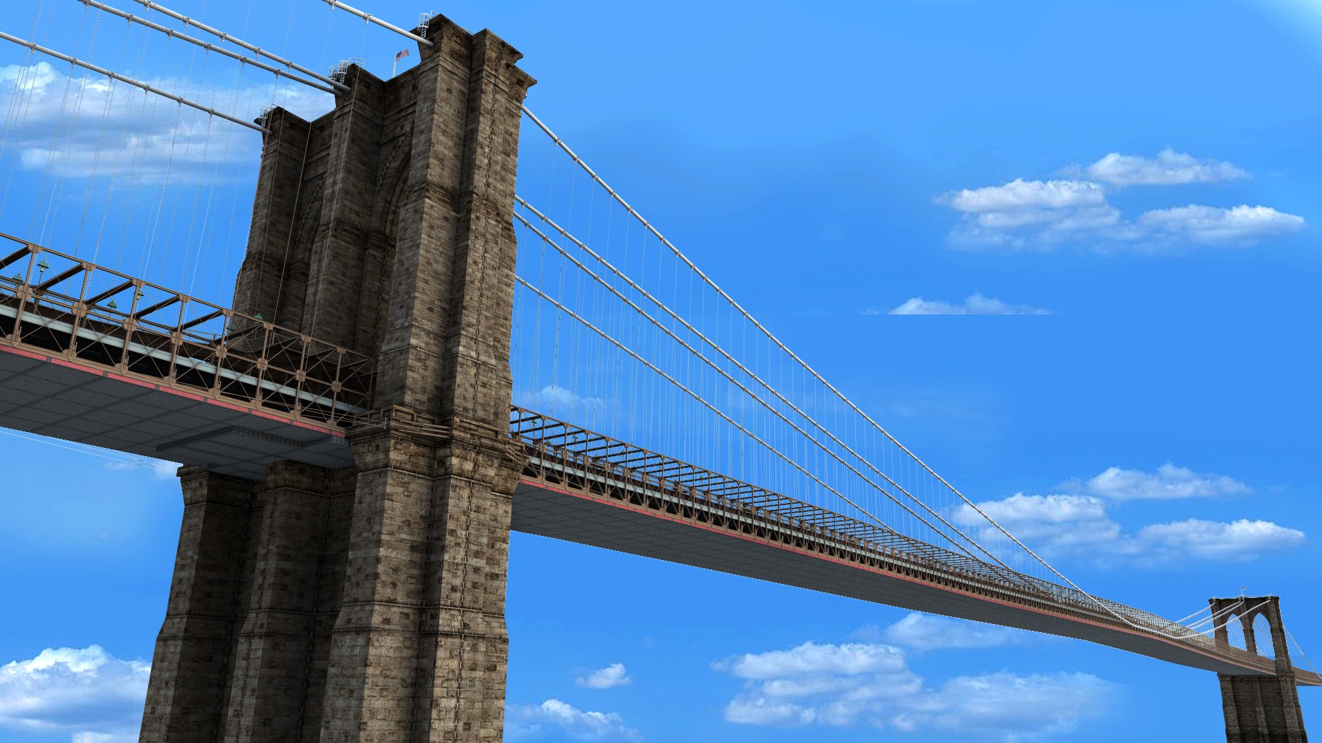 Brooklyn Bridge 3D Model TurboSquid 1786215