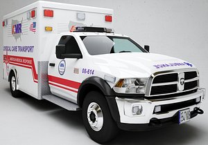 3D ambulance model