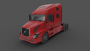 Volvo VNL 2014 low poly 3D model model
