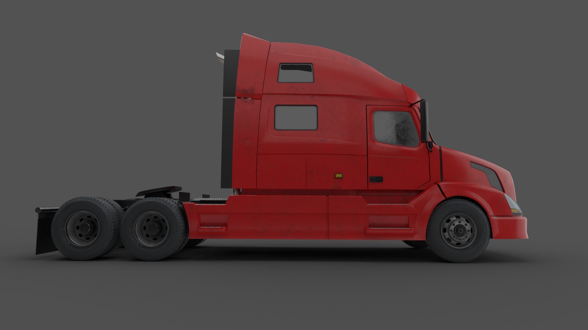 Volvo VNL 2014 Low Poly 3D Model Model - TurboSquid 1954189