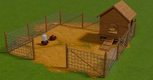 Chicken Coop 3D model