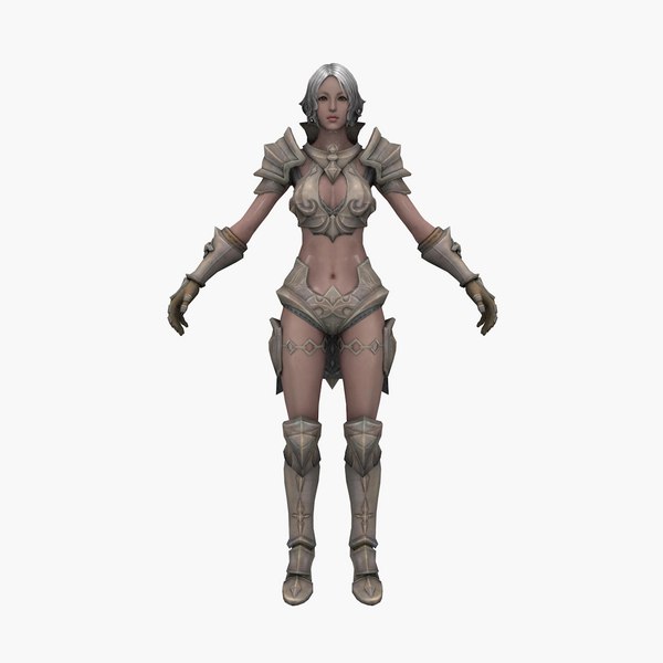 Knight Girl V4 3D model