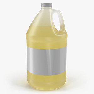 orange juice plastic container model