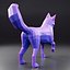 Husky Low Poly 2