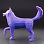 Husky Low Poly 2