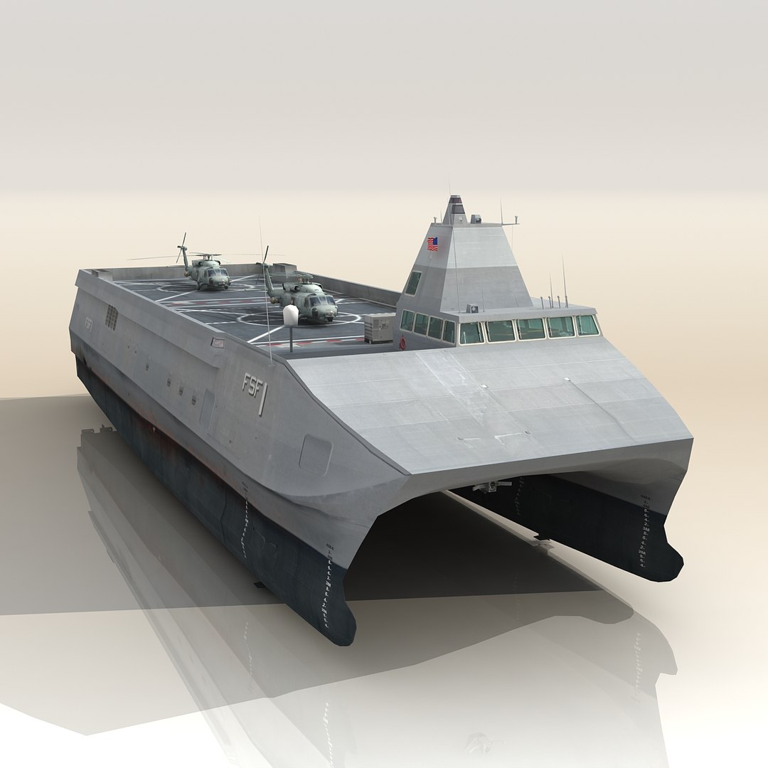 Uss Fsf 1 Sea 3d Max