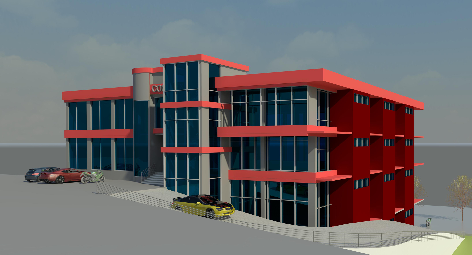 revit shopping mall rvt