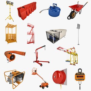 halogen 02 industrial 3d model