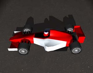 WSH Low Poly F1 Car 3ds