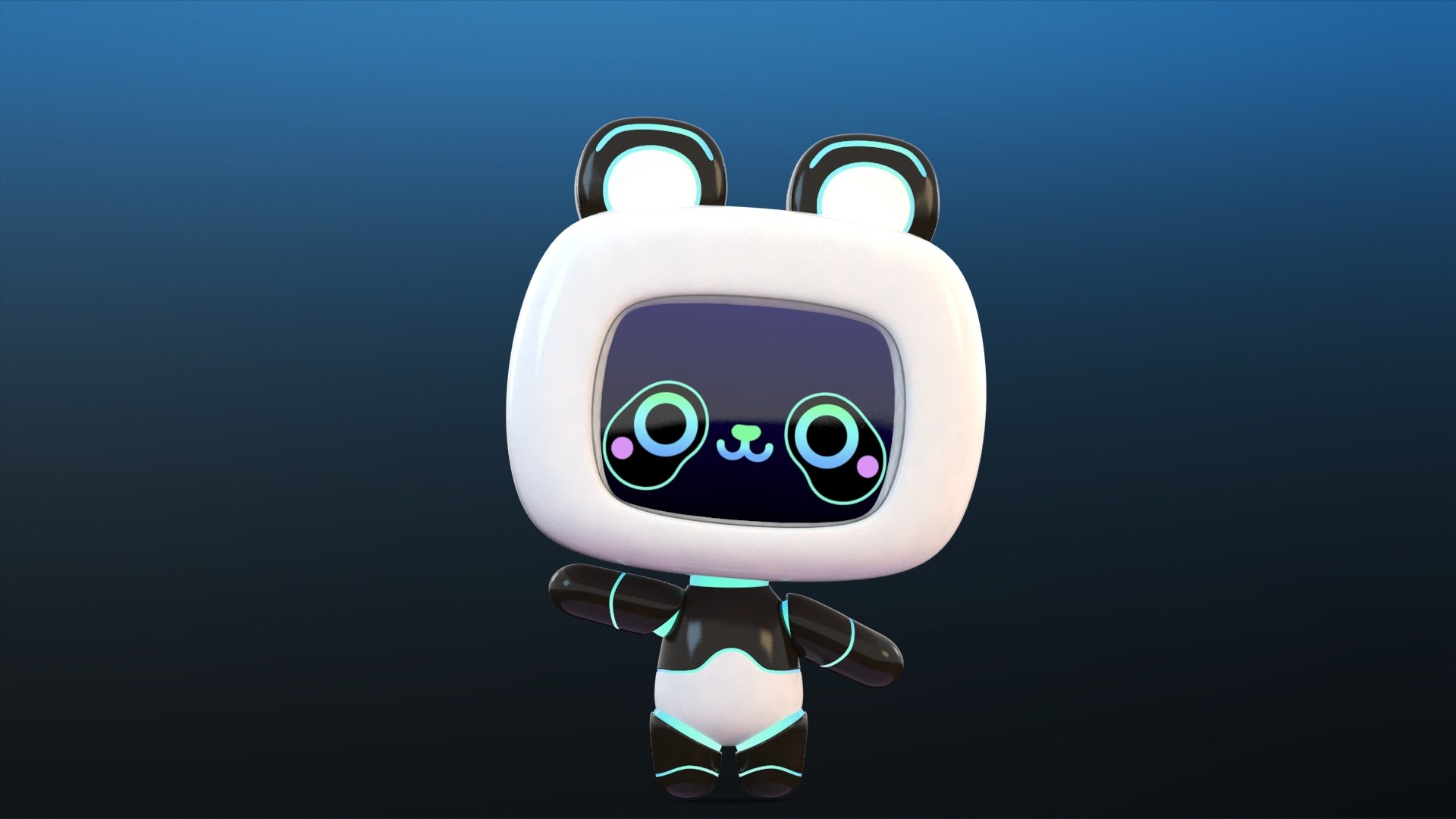 3D model Cute Cartoon Robot Panda https://p.turbosquid.com/ts-thumb/Qh/3dl9yA/CB/cuterobotpanda_0001/jpg/1678509364/1920x1080/fit_q87/6392b682f026834ae6386afdfb4821b602ae8949/cuterobotpanda_0001.jpg