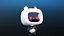 Simpatico cartone animato Robot Panda