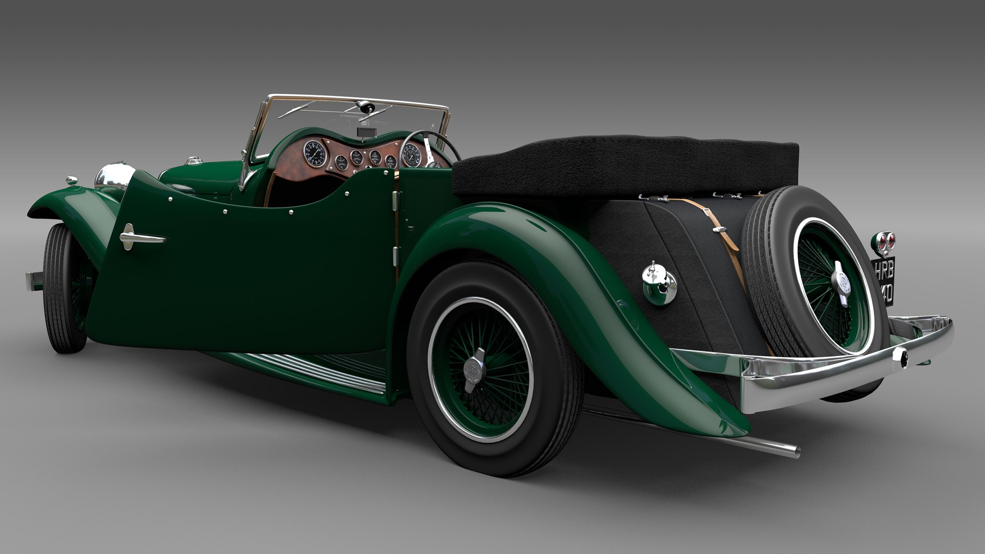 3D Swallow SS1 Tourer 1934 - TurboSquid 2028642