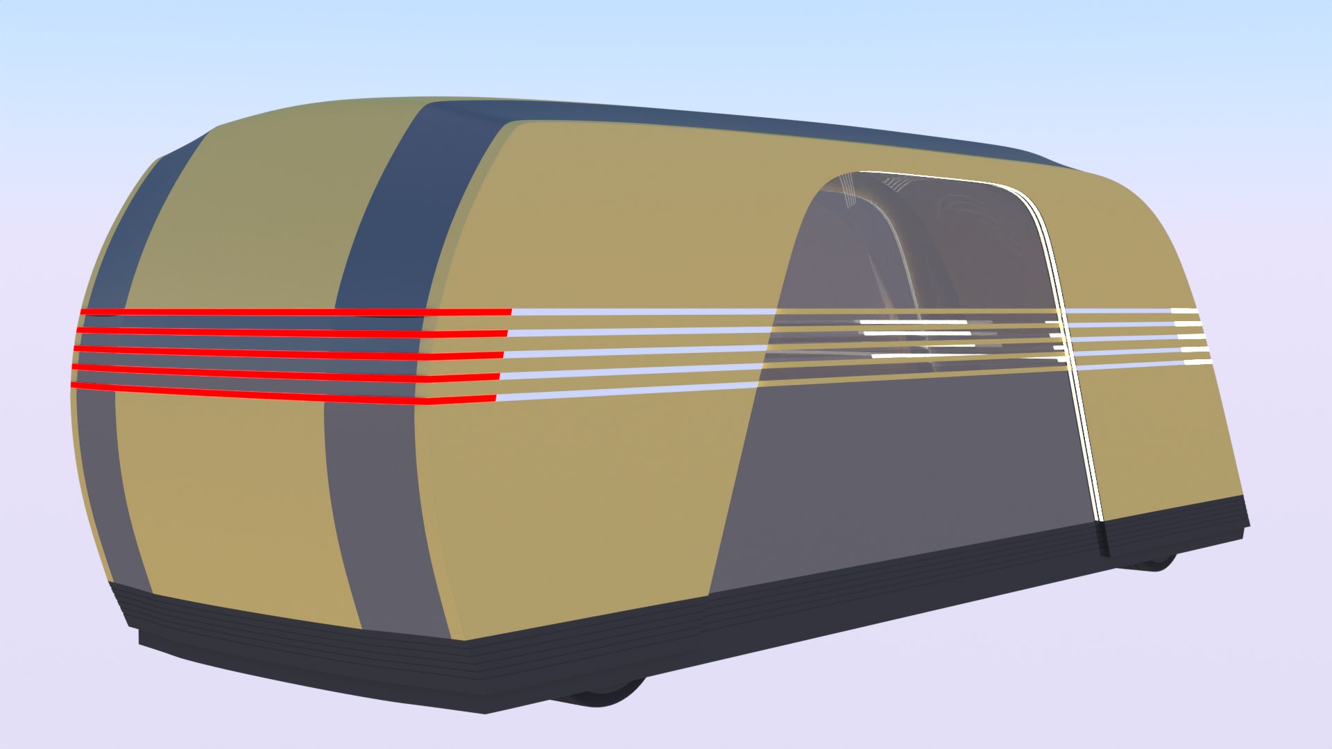 Tesla Robovan Future Train And Truck 3D Model - TurboSquid 2326541