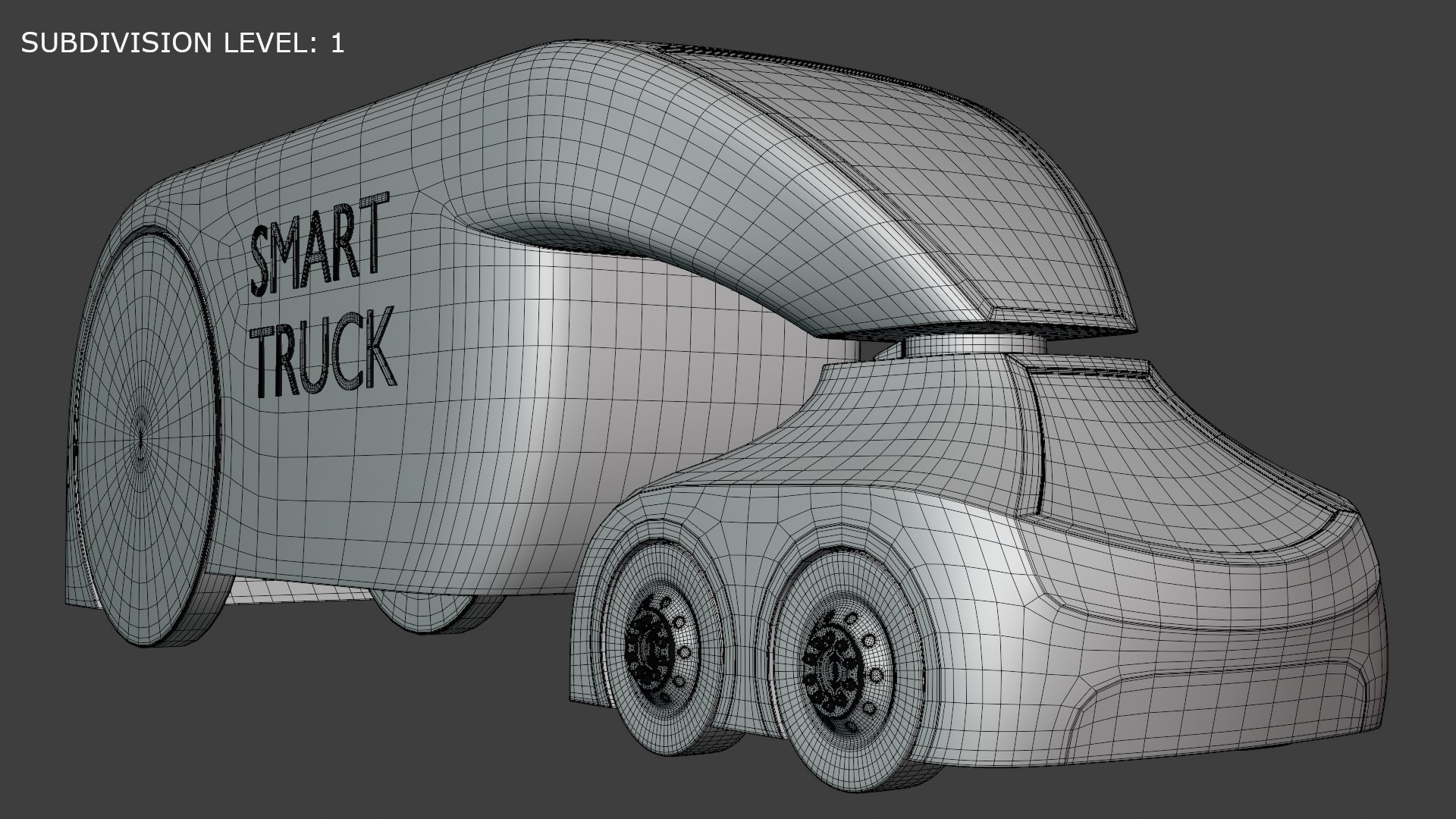 Tesla Robovan Future Train And Truck 3D Model - TurboSquid 2326541