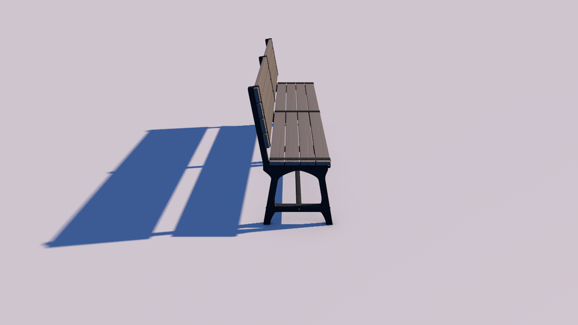 Park benches new bancas 3D model TurboSquid 1455493