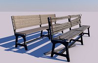 Bench New and Abandoned -  Banca Nueva y Abandonada