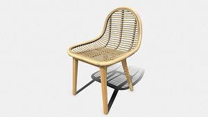 Cane Chair 3D model