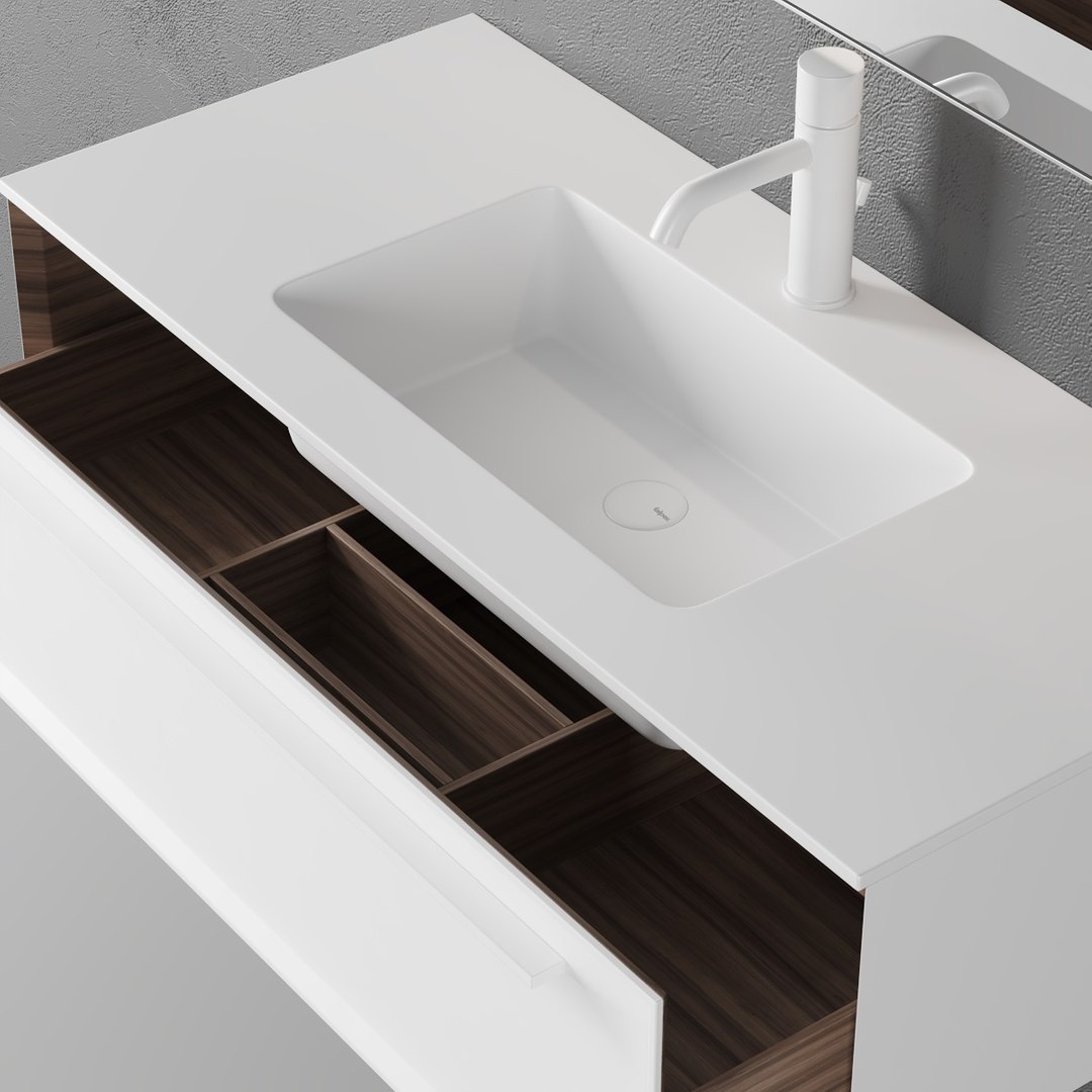 3D 7 0 Vanity Unit Model - TurboSquid 1498673