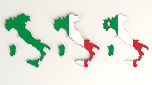 italy italian country 3D model