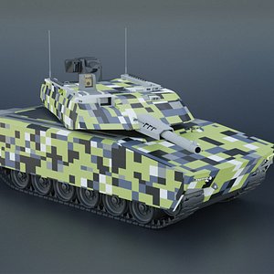3D Army Tank LYNX120 model