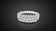 Diamond ring Coloured Classic all sizes R59 3D print model