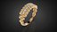 Diamond ring Coloured Classic all sizes R59 3D print model