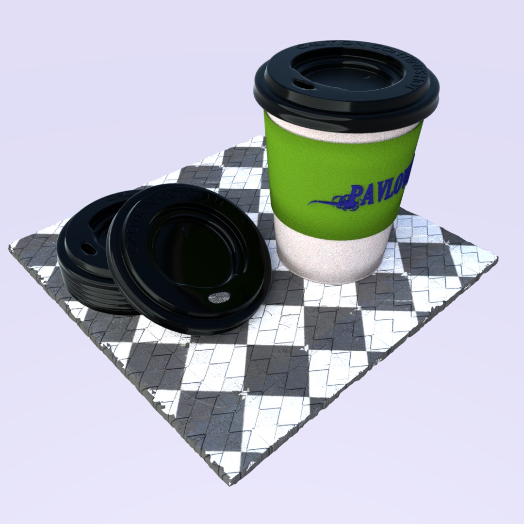 3D Paper Cup Model - TurboSquid 1325700