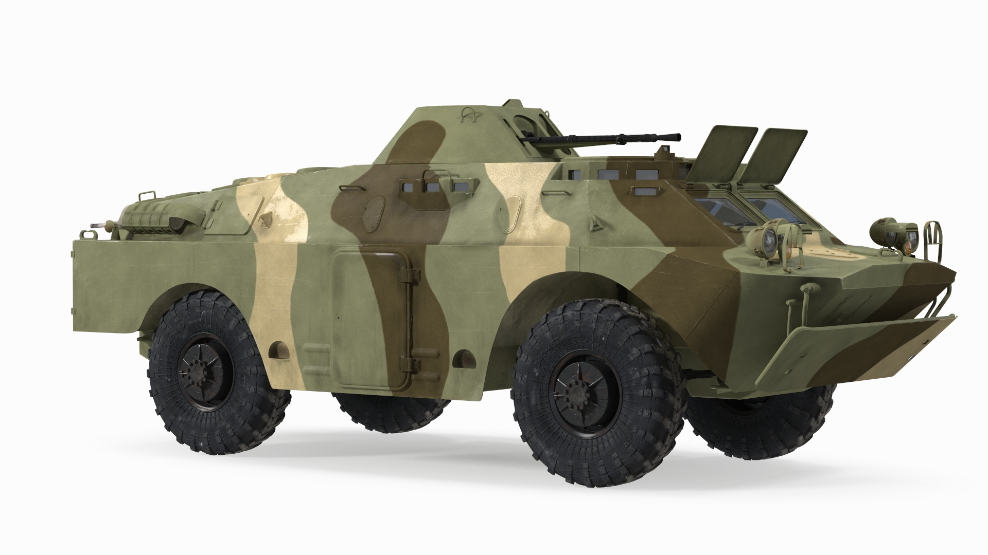 3D BRDM 2 Amphibious Vehicle Rigged model - TurboSquid 2059376