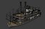 3D model steamboat