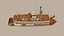 3D model steamboat