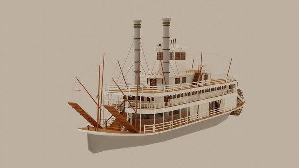3d model steamboat