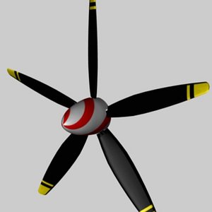 3d model props airscrews