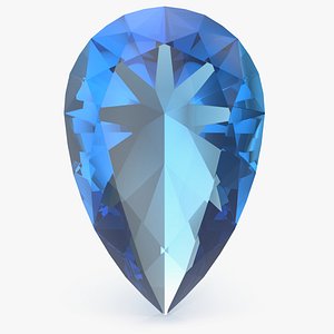 Pear Cut Blue Topaz