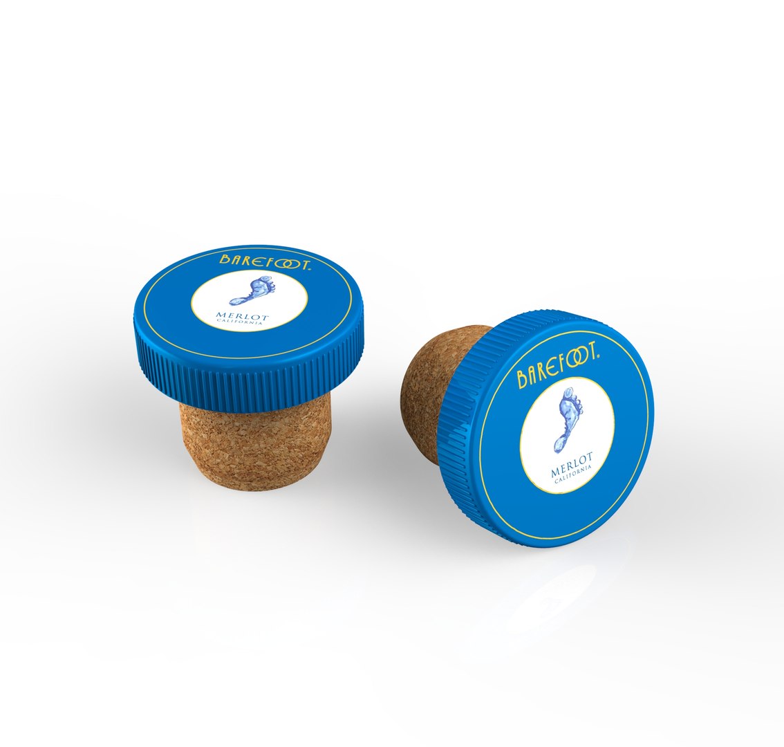 Barefoot wine cork 3D model TurboSquid 1197242