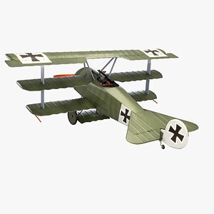 Fokker DR1 3D model