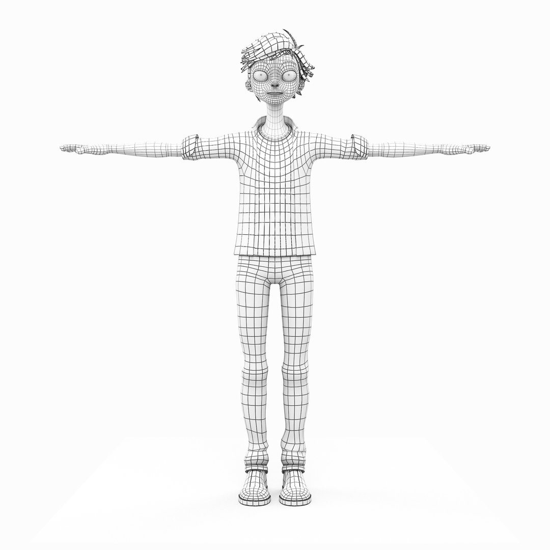 3D Lucas Cartoon Boy - TurboSquid 1412561