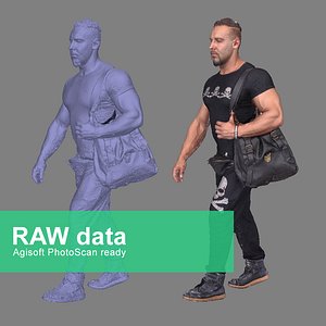 3d scan fullbody agisoft model