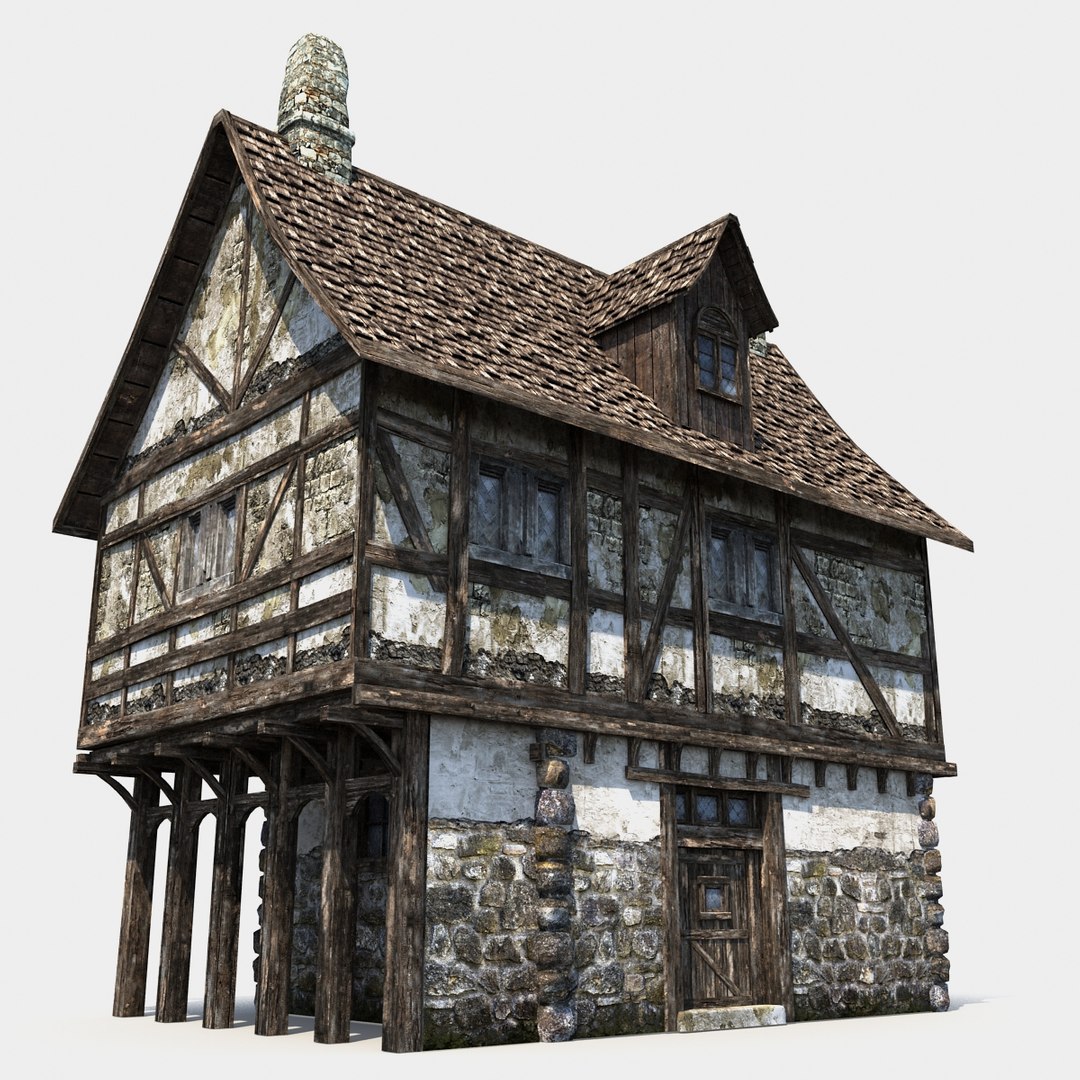 3d Model Medieval House