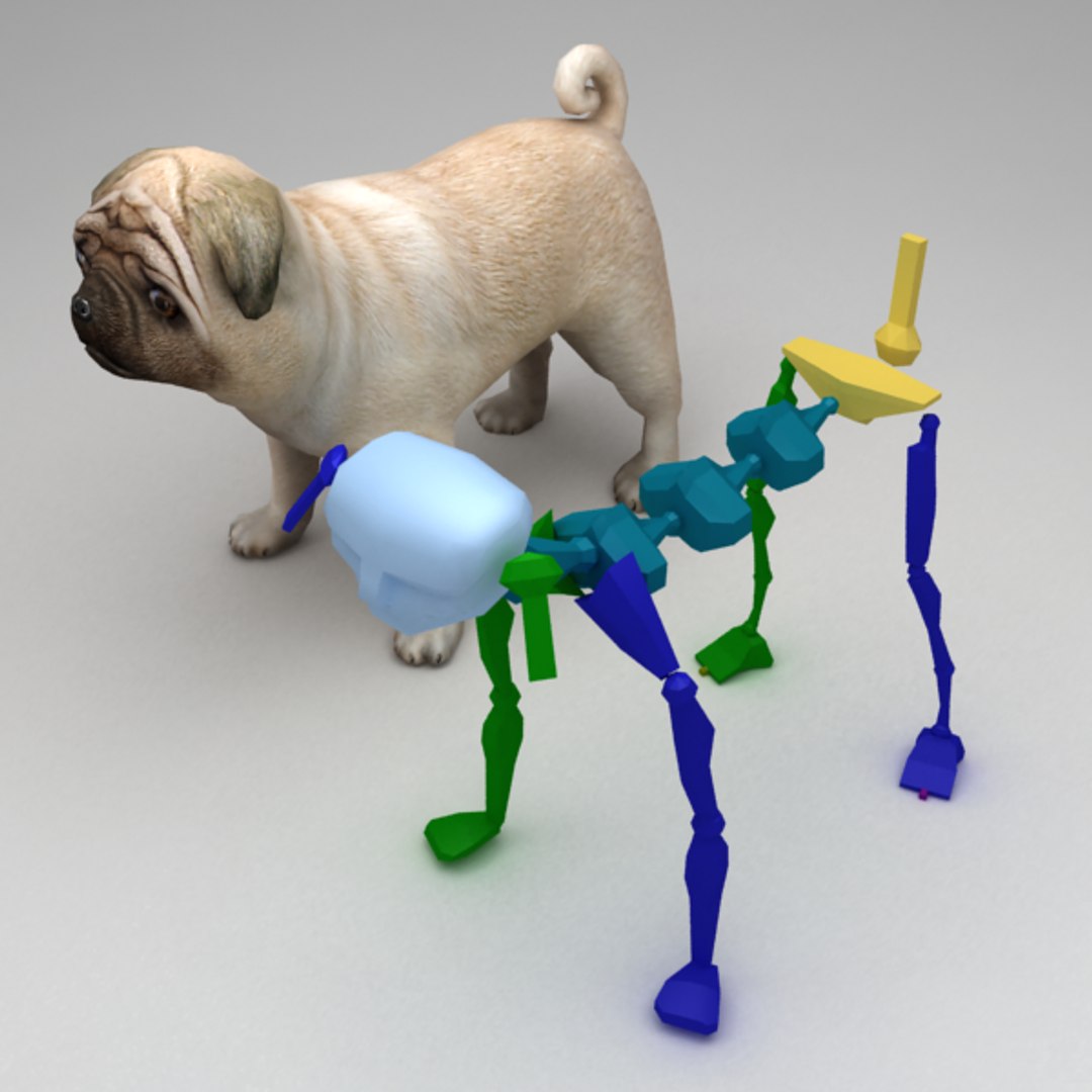Rigged Mops 3d Max