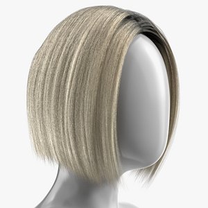 Wig Bob Hairstyle Blond