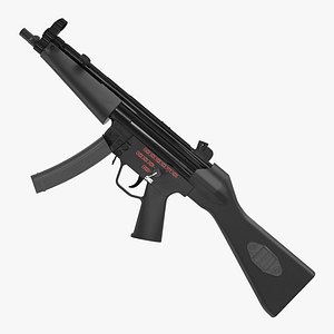 mp5 smg german submachine gun 3D