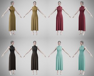 Dress 56 Dark Autumn Collection Vol 1 Collection 1 3D