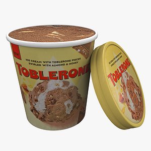 ice cream Toblerone 3D