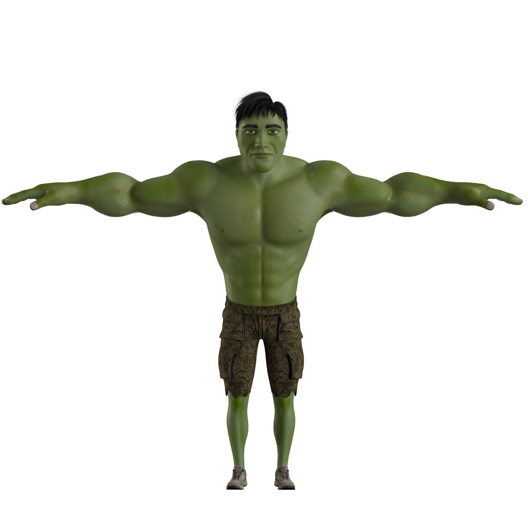 The Green Hulk 3D Model - TurboSquid 2325928