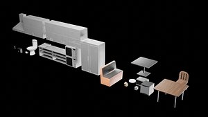 3D model Low Poly Stuff