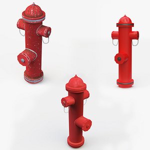 Fire Hydrant Collection 3D model