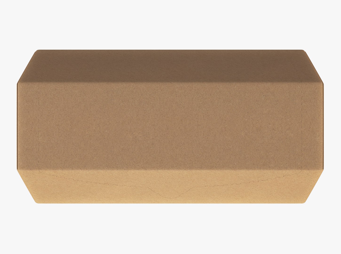 Package Cardboard Hexagon Box M 1 3D Model TurboSquid 2147075