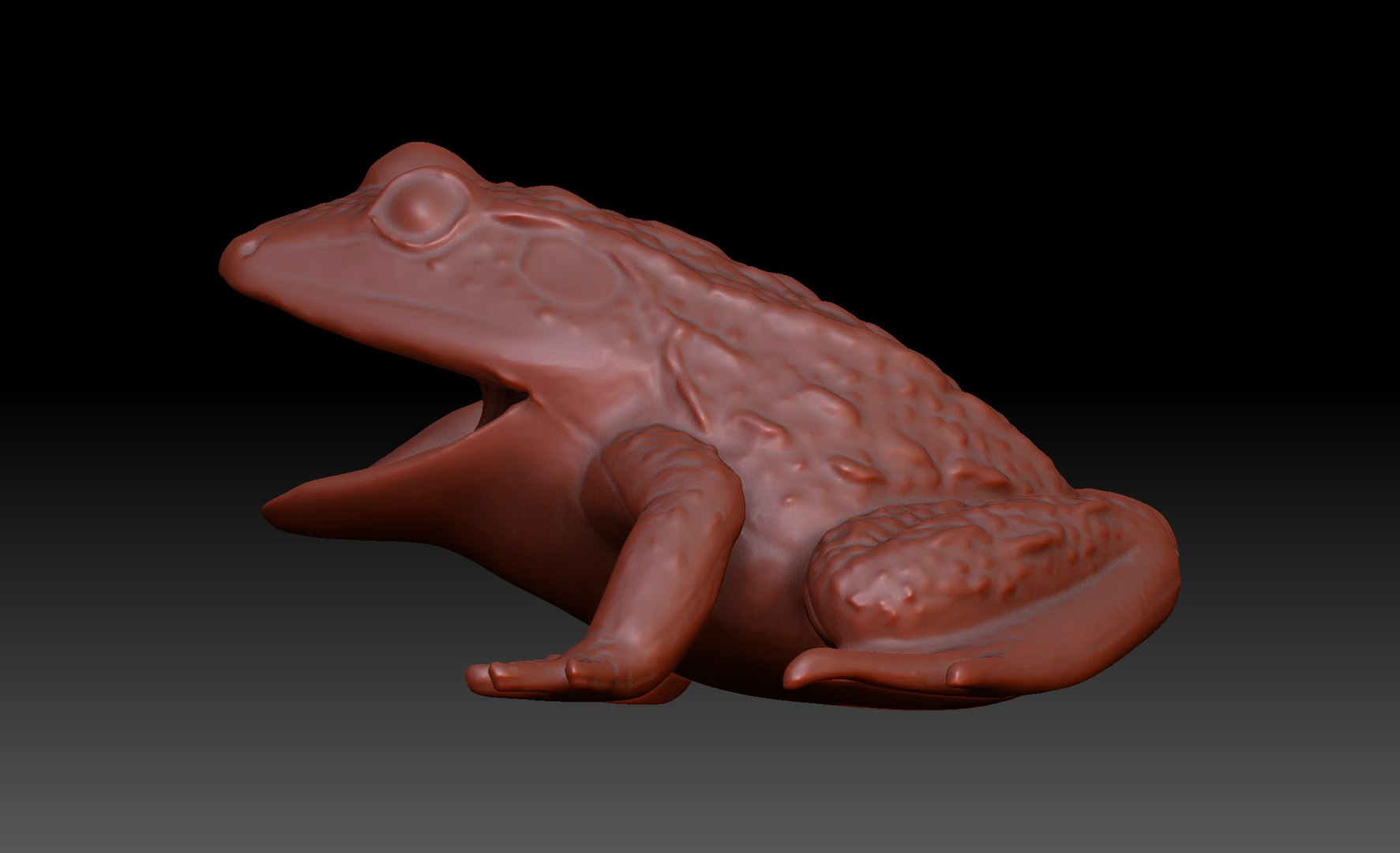3d Model Scan Frog Toy