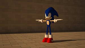 Sonic 3D High Poly