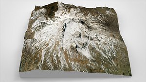 Mountain landscape Shalbuzdag Dagestan 3D model